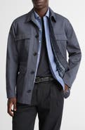 Vince Brushed Cotton Twill Chore Coat