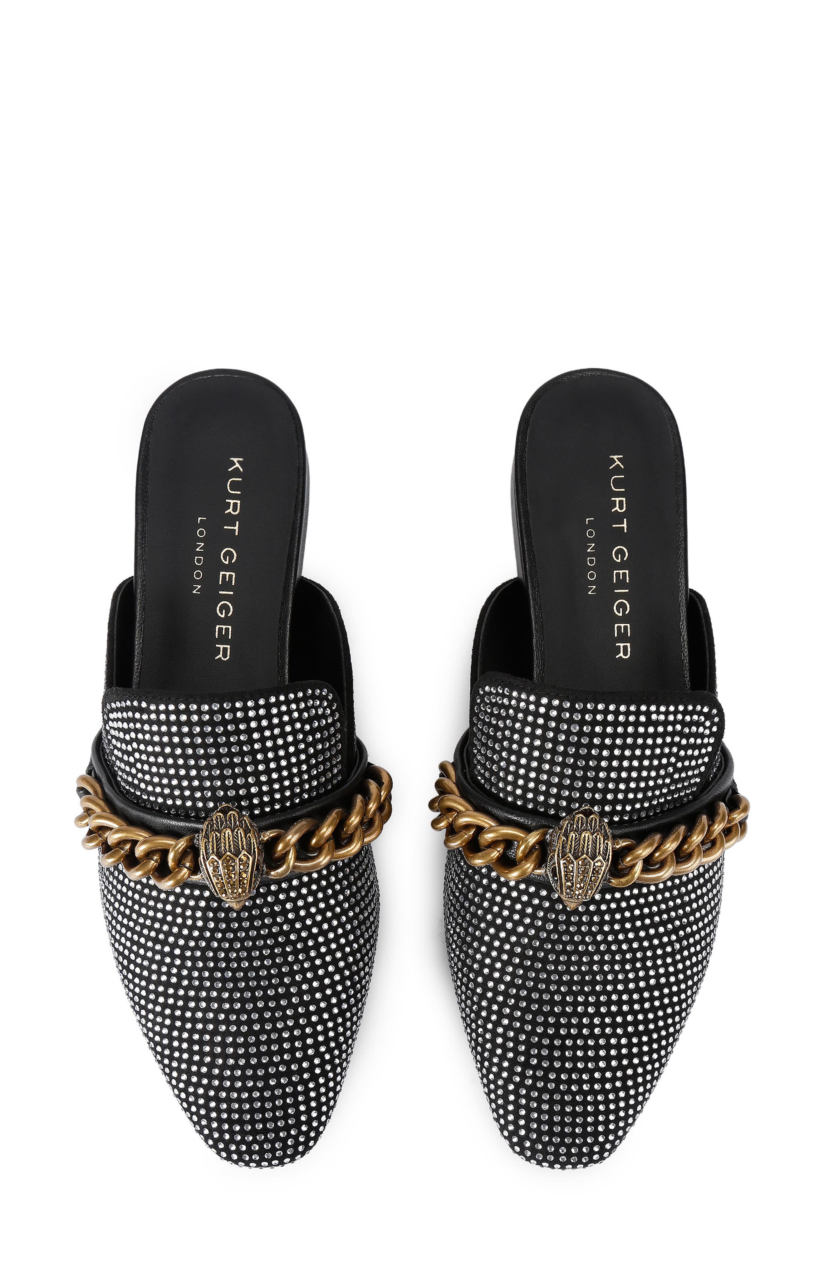 Kurt Geiger London Chelsea Loafer Mule, Alternate, color, Charcoal