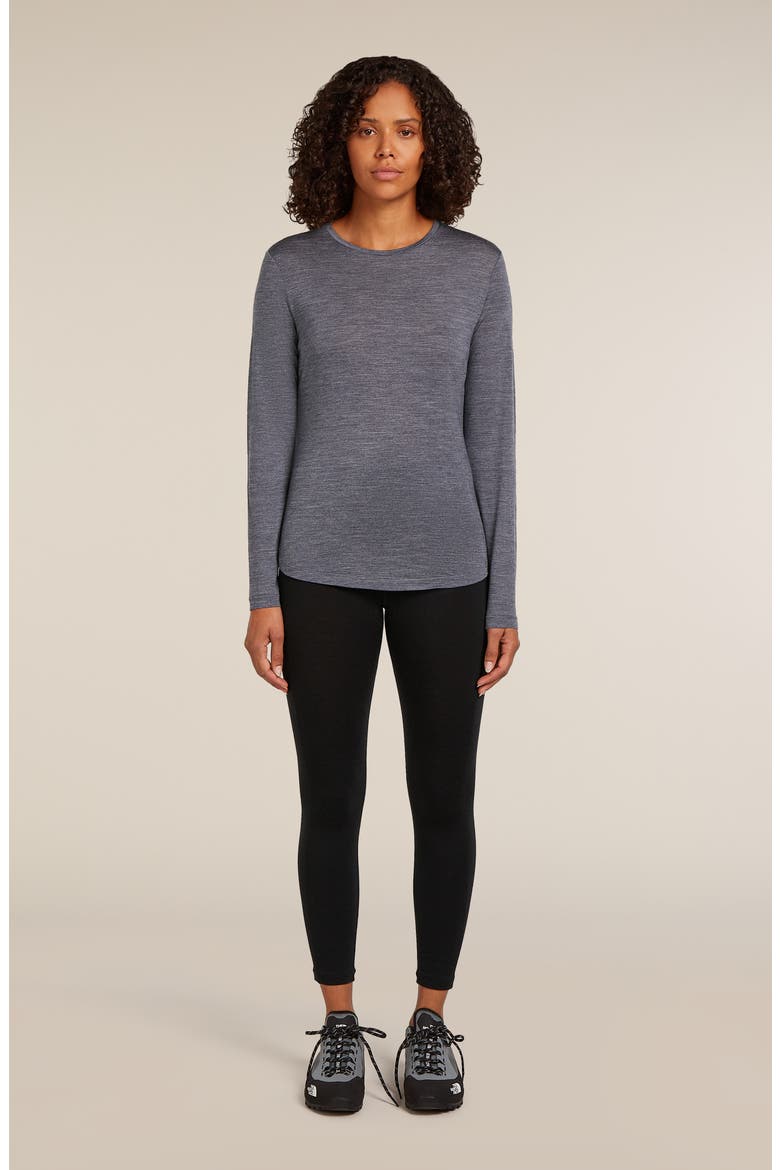 125 Cool-Lite Long Sleeve T-Shirt, Alternate, color, MIDNIGHT NAVY HTHR