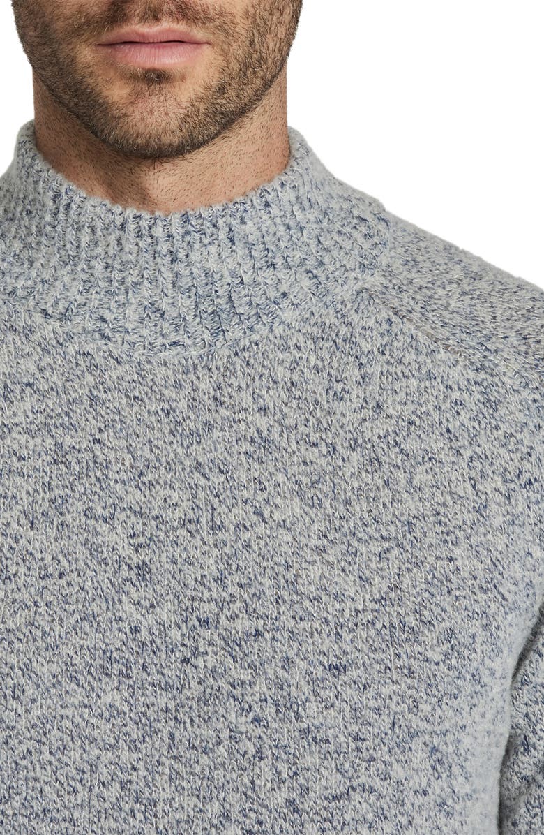 Jack Victor McGill Cashmere Blend Mock Neck Sweater, Alternate, color, Navy