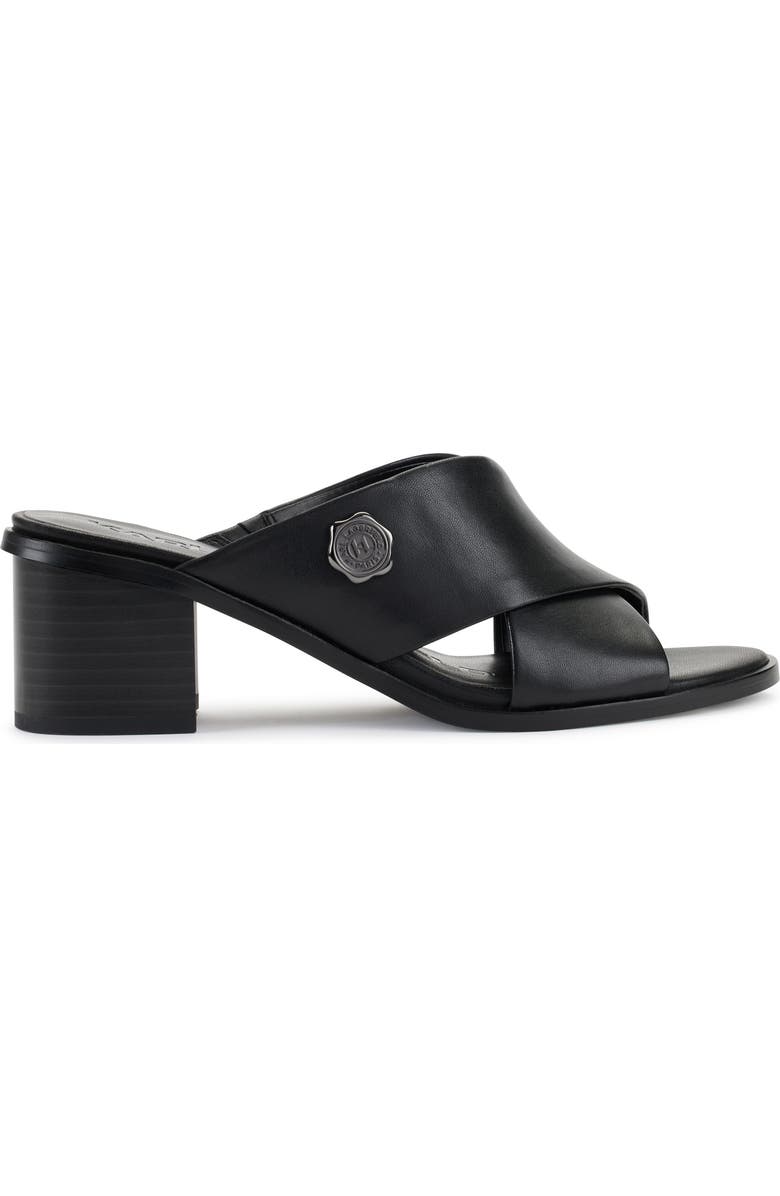 KARL LAGERFELD PARIS Henryk Criscross Slide Sandal, Alternate, color, Black