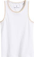 Tommy Bahama Ashby Isles Embroidered Slubbed Cotton Tank