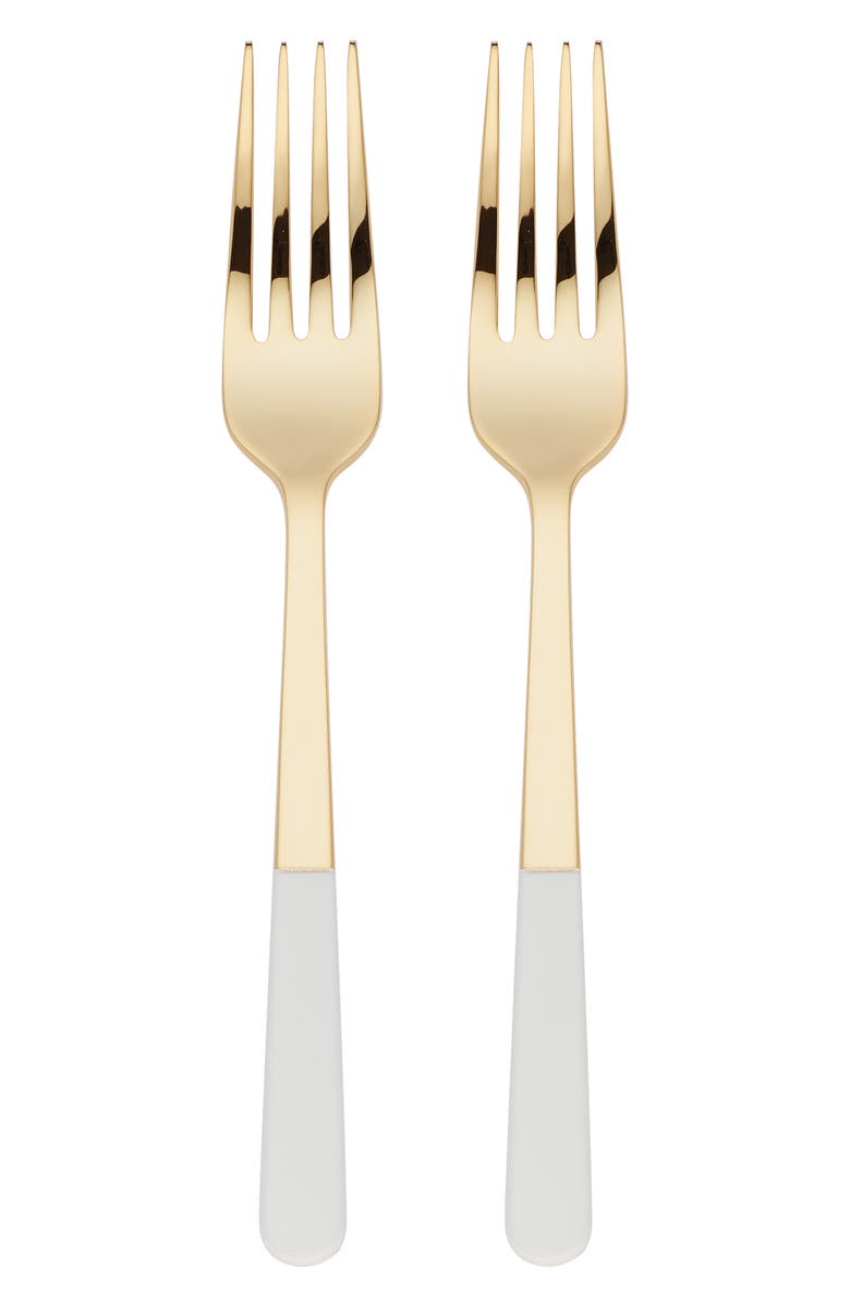 Kate Spade New York with love set of 2 tasting forks, Main, color, 