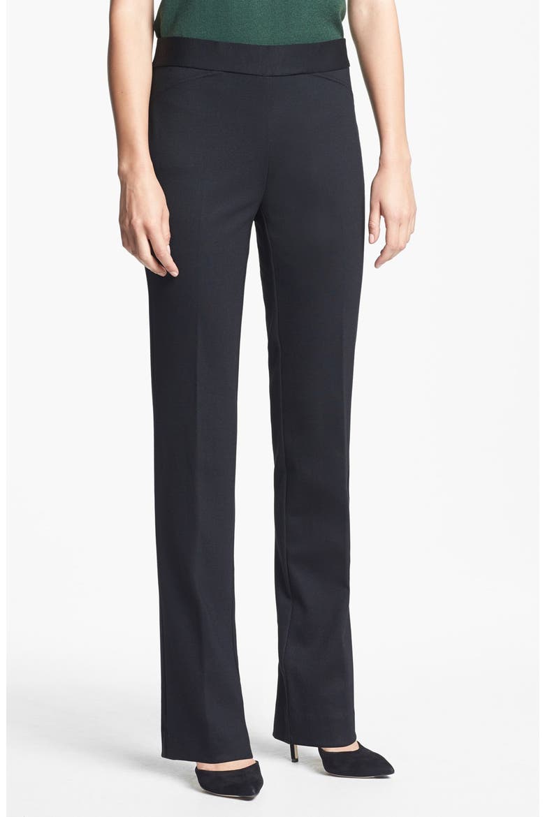Pull-On Knit Pants, Main, color, RICH BLACK