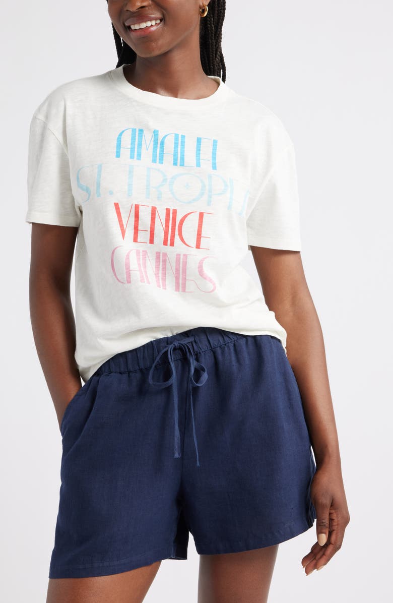 Caslon<sup>®</sup> Destinations Cotton Graphic T-Shirt, Main, color,