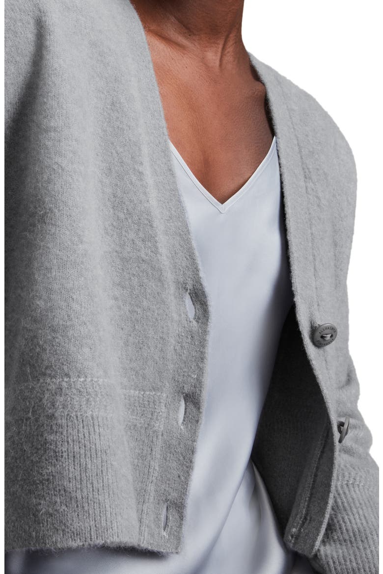 Vika Alpaca & Wool Blend Cardigan, Alternate, color, THUNDER GREY