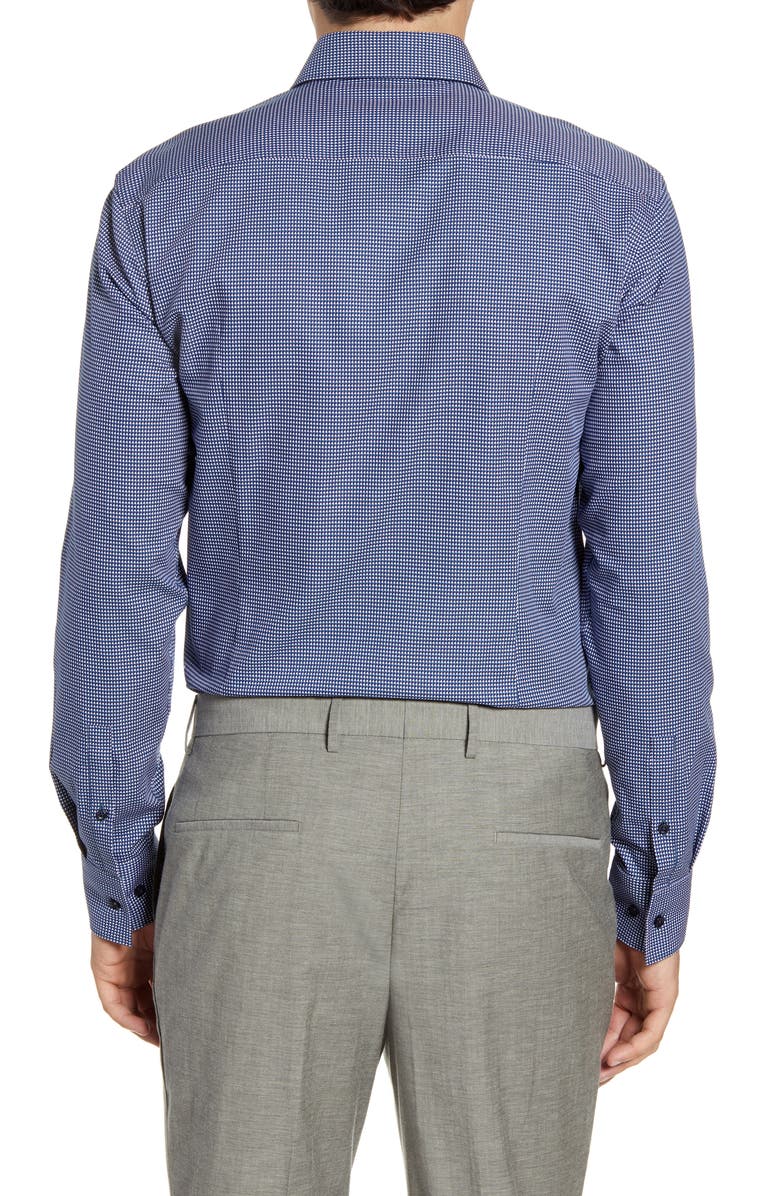 BOSS Slim Fit Geometric Dress Shirt, Alternate, color, 