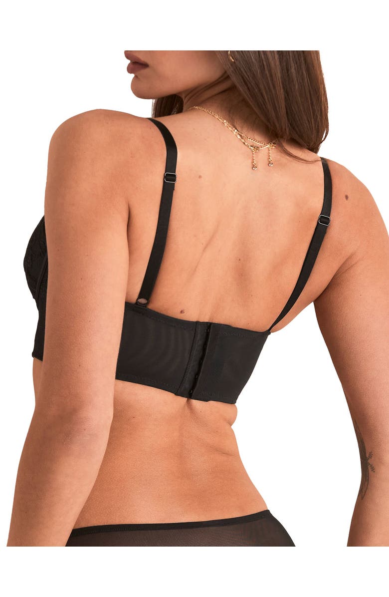 Adore Me Skarlett Push Up Plunge Bra, Alternate, color, Black