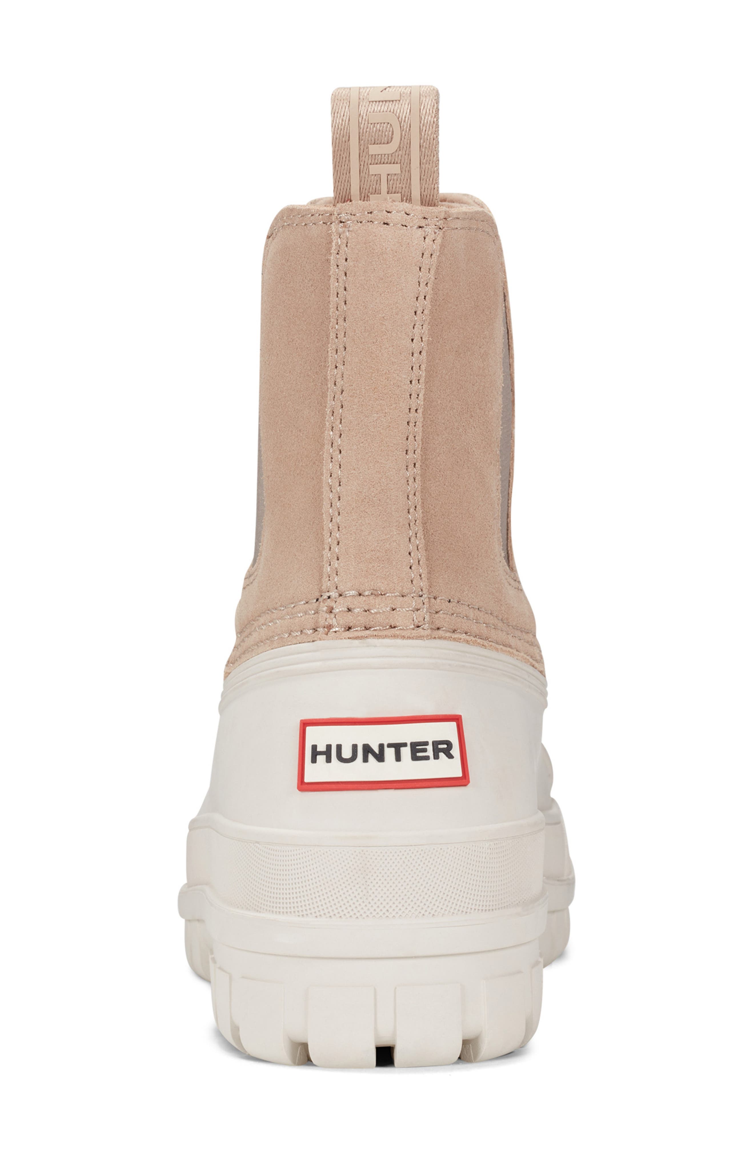 Hunter Sutton Waterproof Duck Boot, Alternate, color, Whitby Sand Beige