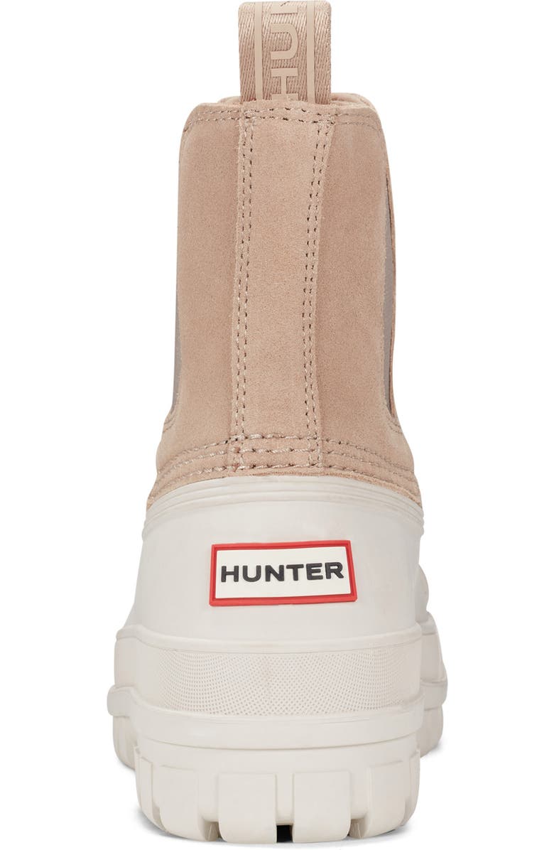 Hunter Sutton Waterproof Duck Boot, Alternate, color, Whitby Sand Beige