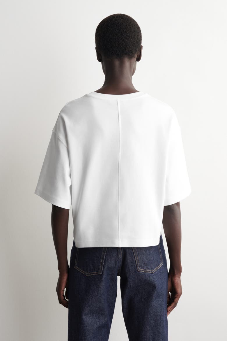 Oversized Boxy Cotton T-Shirt, Alternate, color, WHITE