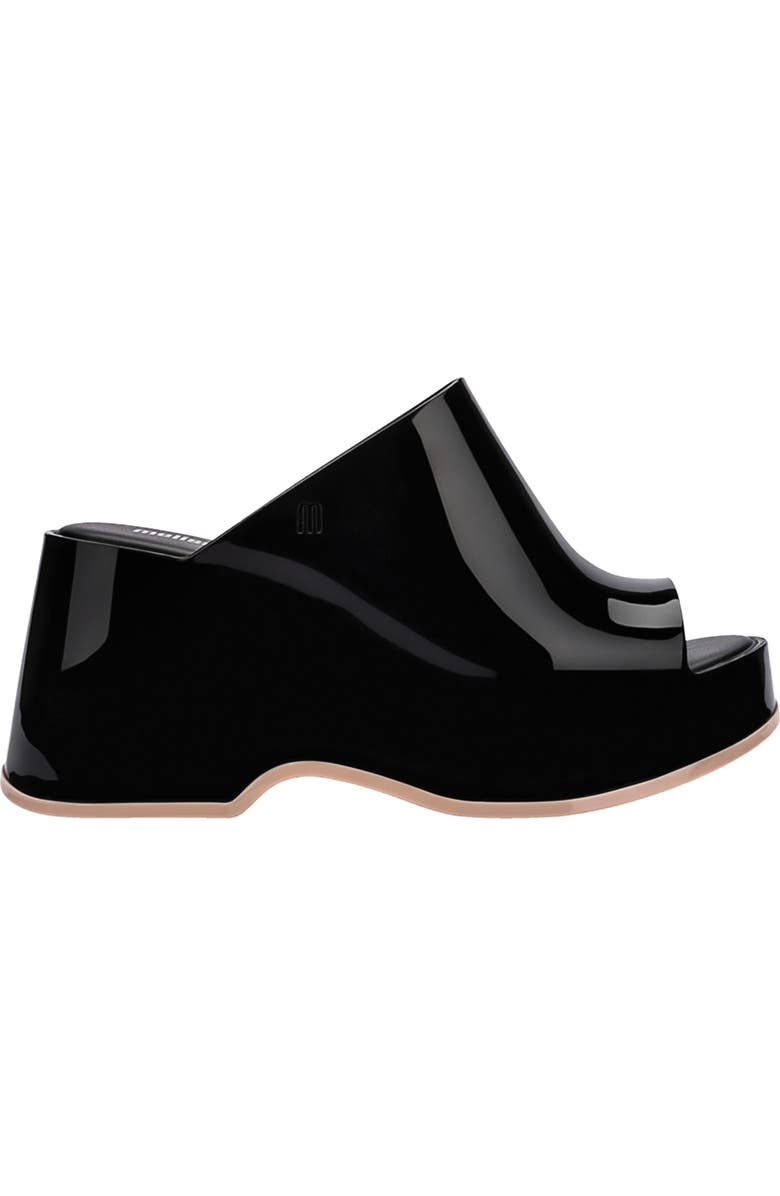 Melissa Patty Platform Slide Sandal, Alternate, color, Beige/Blck