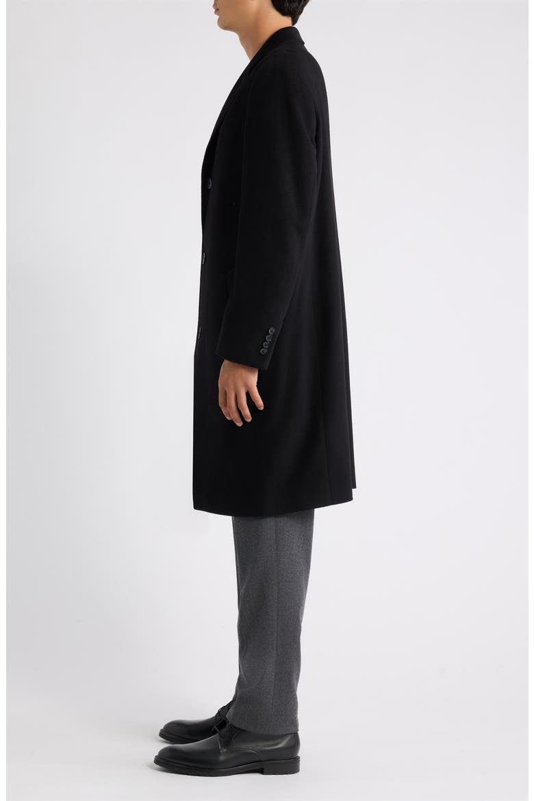 Italian Cashmere Overcoat, Alternate, color, BLACK