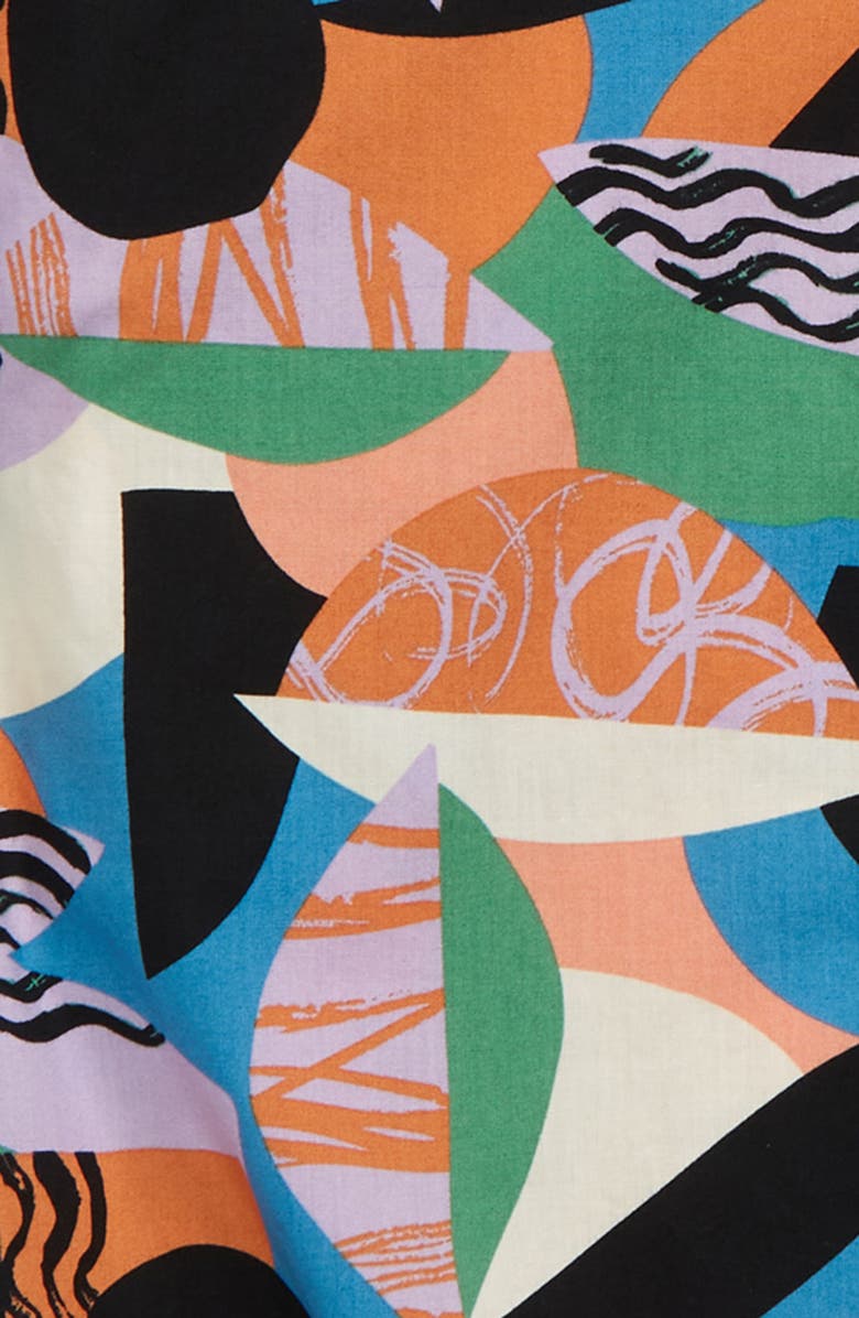 Open Edit Kids' Print Camp Shirt, Alternate, color, 