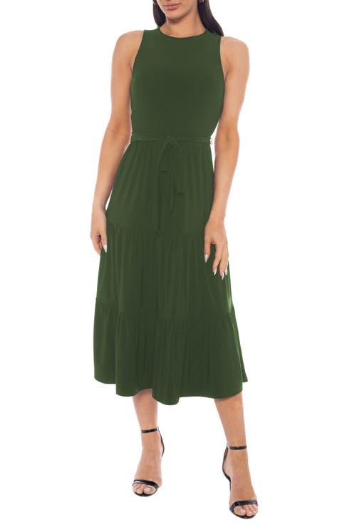 Tiered Midi Dress