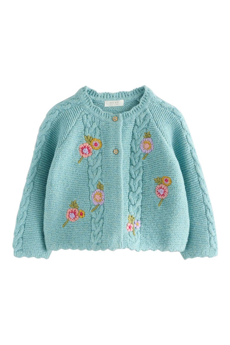 Kids' Embroidered Cardigan, Main, color, BLUE