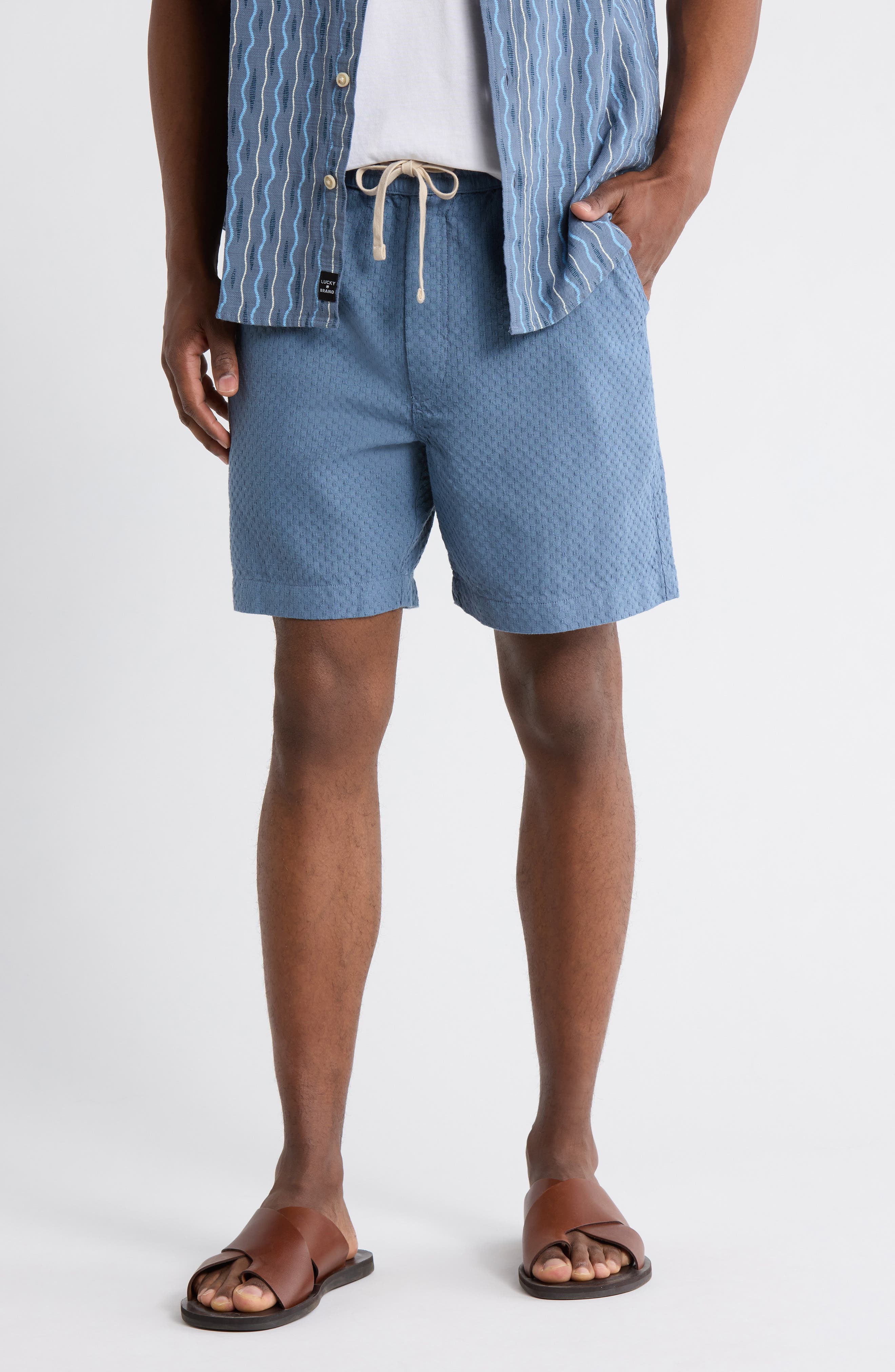 Dobby Drawstring Shorts - image 3