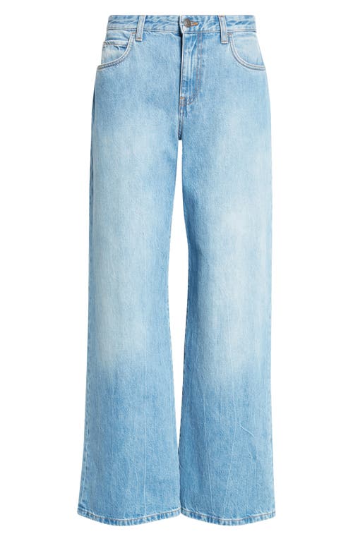 Shop The Row Eglitta High Waist Wide Leg Jeans In Blue
