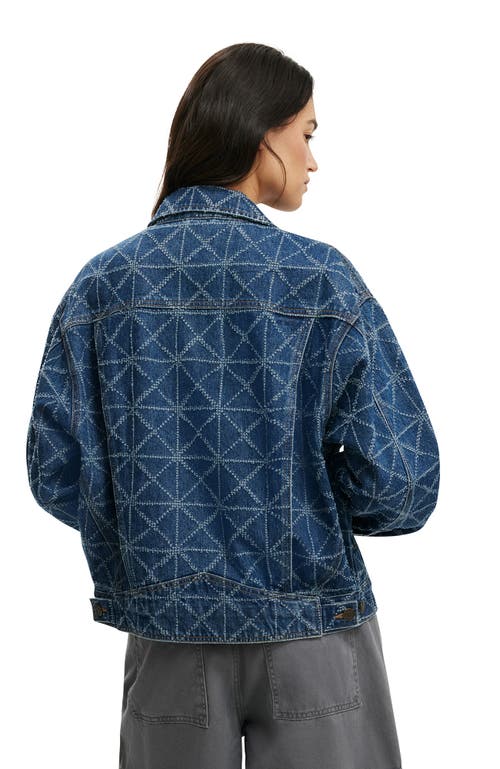 Cotton On 91 Denim Jacket In Blue