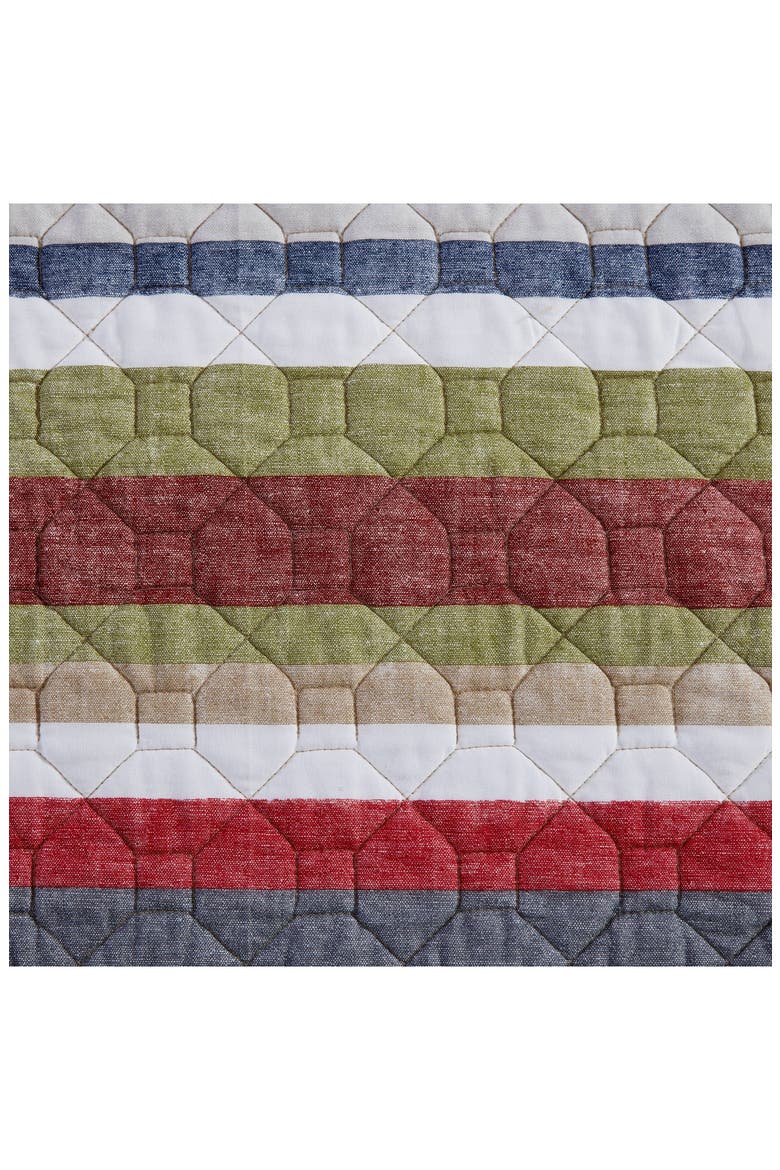 Salmon Ladder Twin Daybed Quilt & Sham Set, Alternate, color, NAVY MULTI