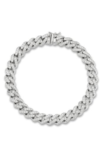 Yield Of Men Curb Chain Bracelet In Silver