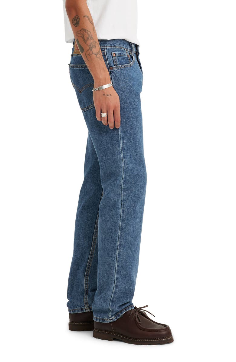 Levi's 505<sup>™</sup> Relaxed Straight Leg Jeans, Alternate, color, 