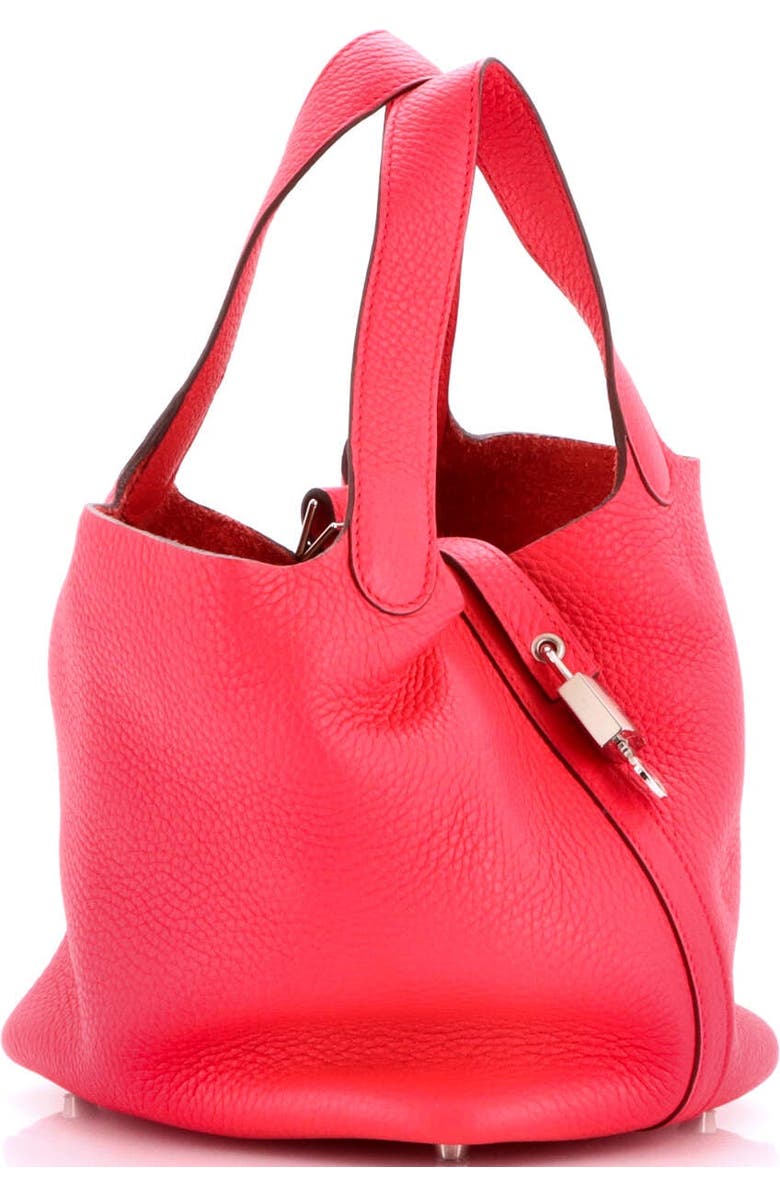 Pre-Owned Hermes Picotin Lock Bag Clemence PM, Alternate, color, Rose Mexico