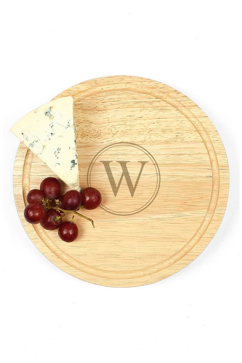 5-Piece Monogram Cheese Board & Utensil Set, Alternate, color, A
