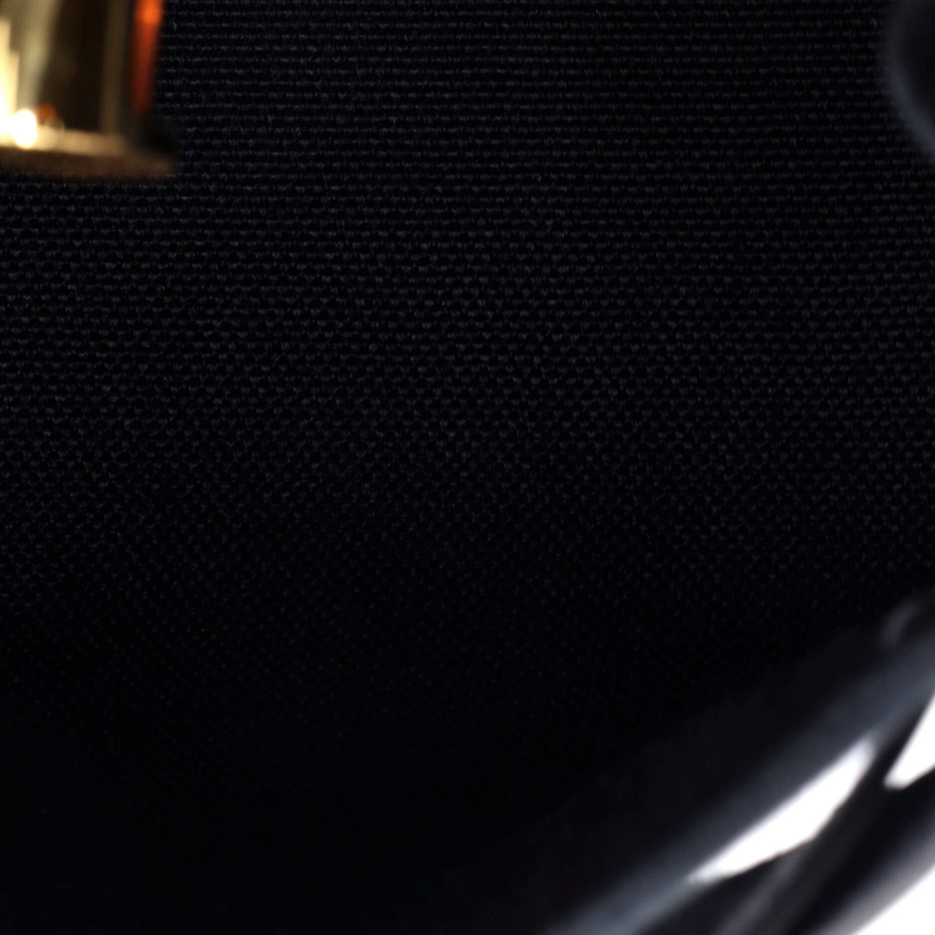 Pre-Owned Hermes Herbag Zip Toile and Leather 20, Alternate, color, Noir