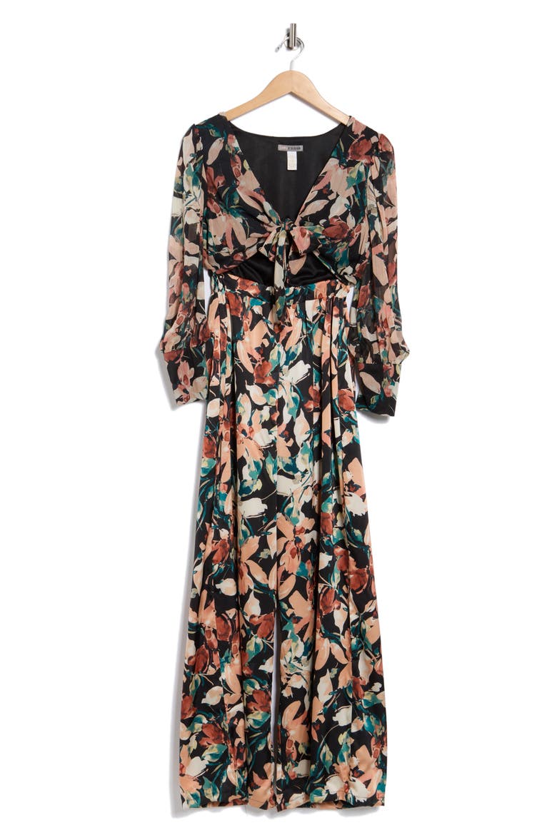 Parisa Jumpsuit, Alternate, color, NIGHT BLOOM