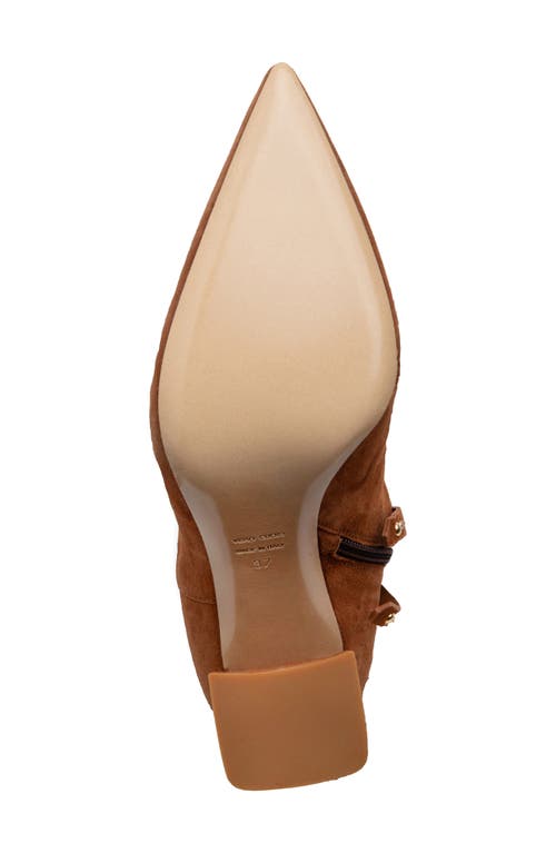 Beautiisoles Tal Fringe Bootie In Cognac