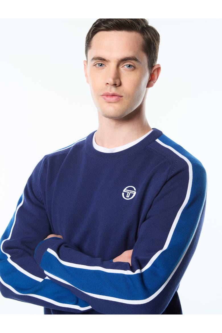 Fico Crew Long Sleeve, Alternate, color, BEACON BLUE
