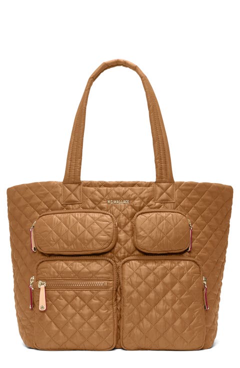 Large Metro Quilted Nylon Travel Tote