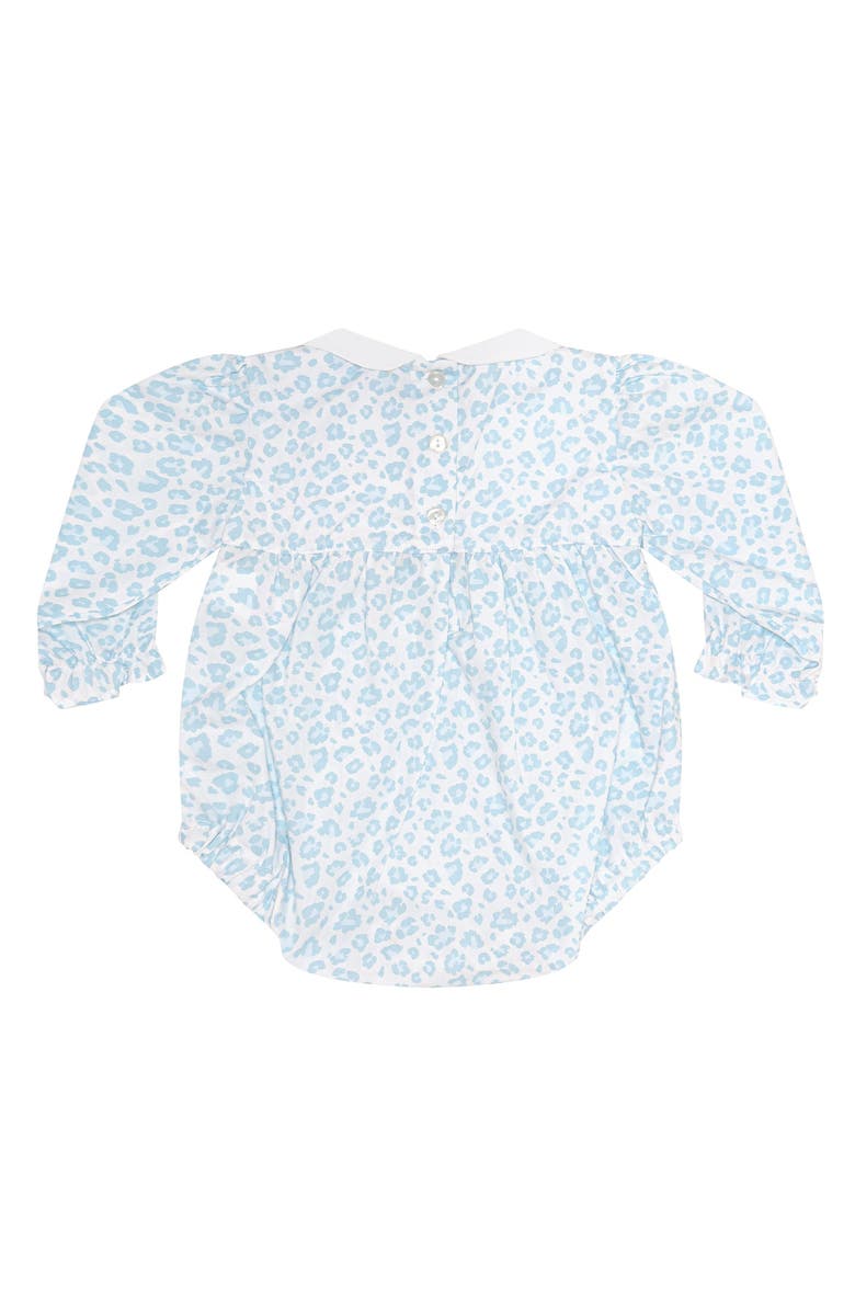 Nellapima Blue Cheetah Print LS Bubble - Baby, Alternate, color, Blue