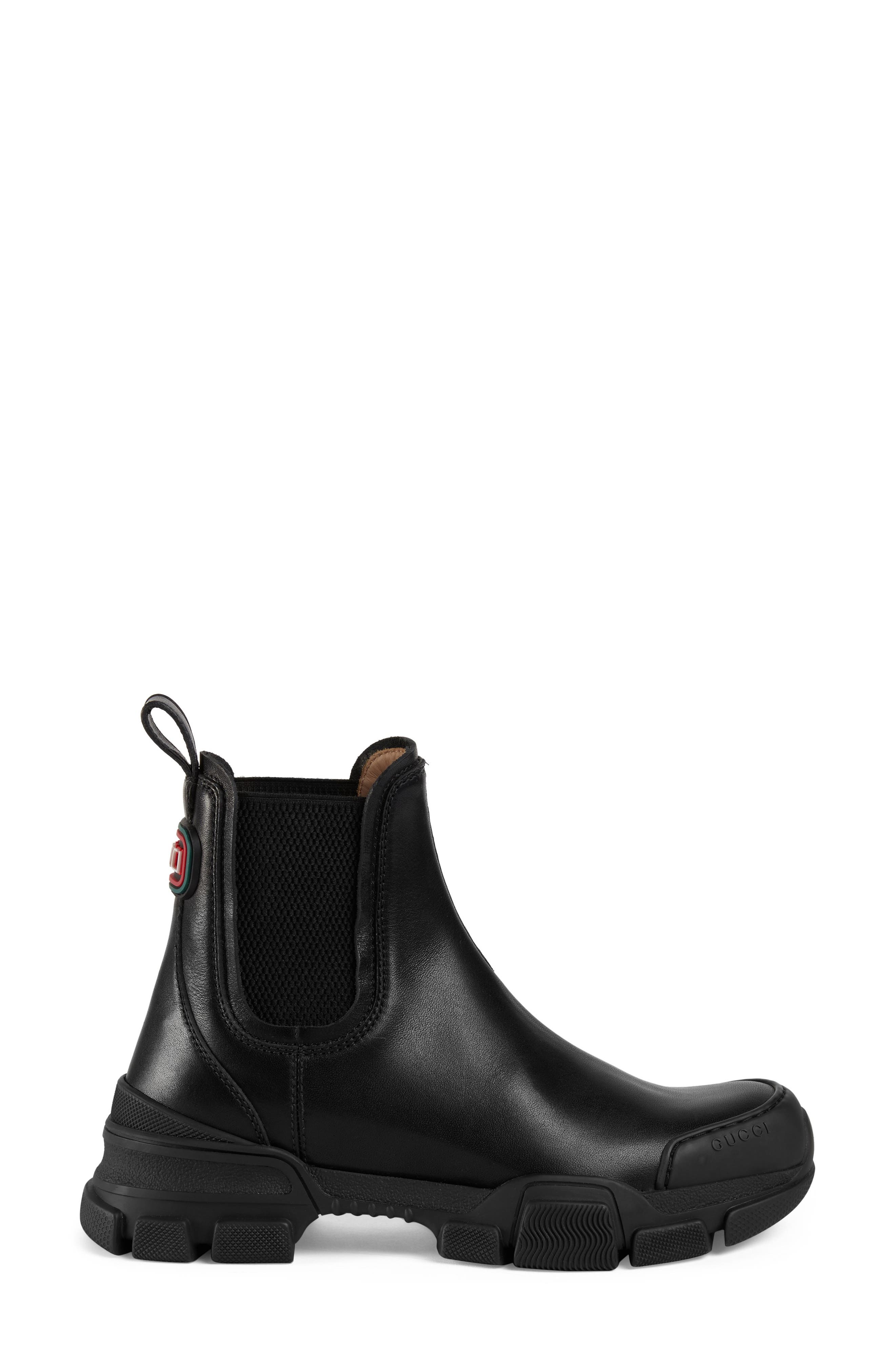 Gucci Chelsea Boot, Alternate, color, 