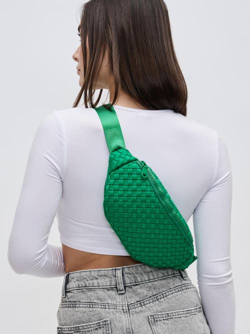 Sol And Selene Aim High Belt Bag In Kelly Green