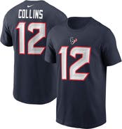 Nike Men's Nike Nico Collins Navy Houston Texans Name & Number T-Shirt