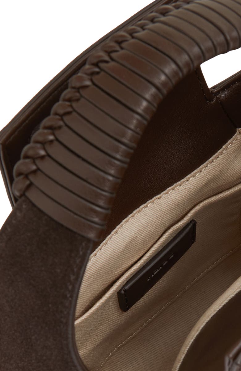 Reiss Octavia Suede Crossbody Bag, Alternate, color, Octaviachocolate