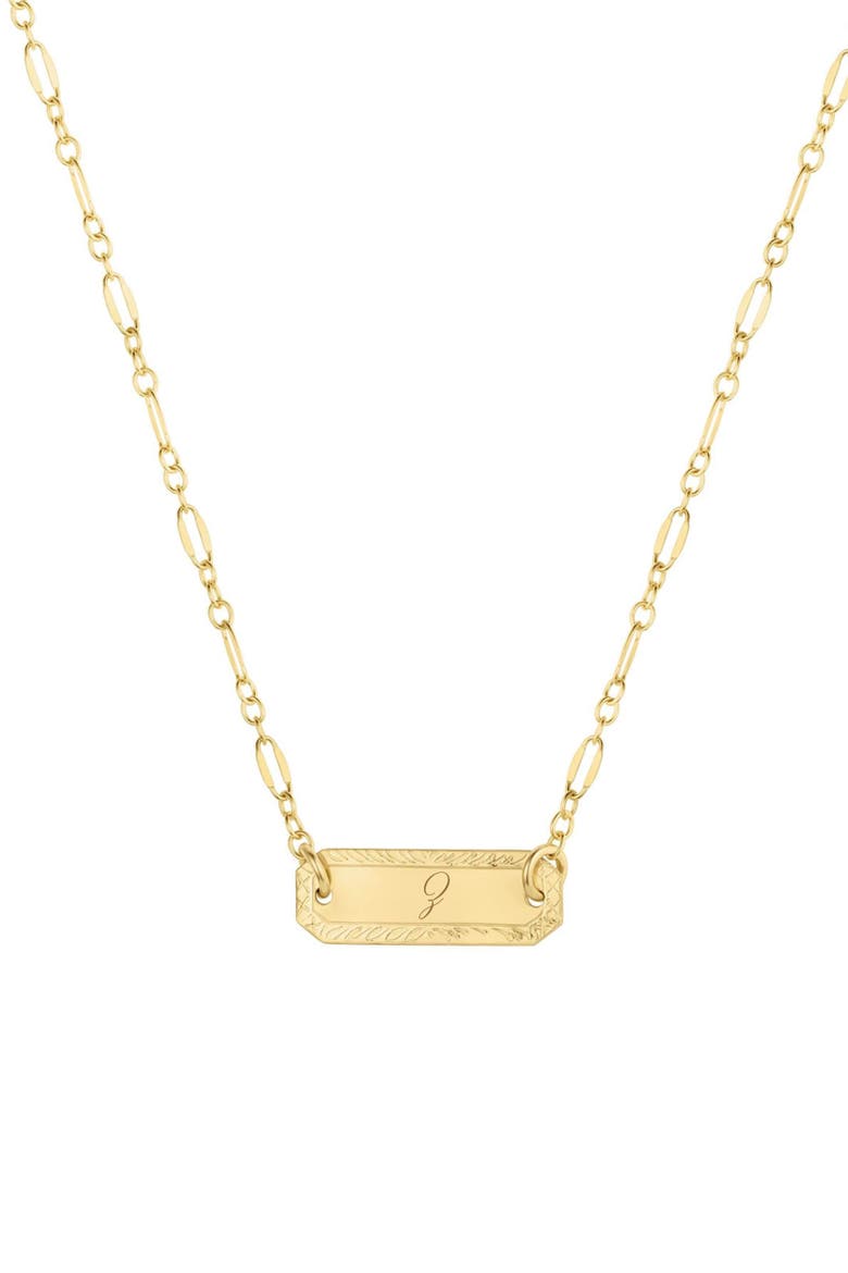 Cora Initial Necklace, Main, color, Gold / Z