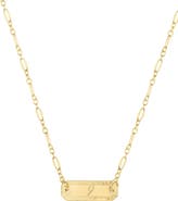 Set & Stones Cora Initial Necklace