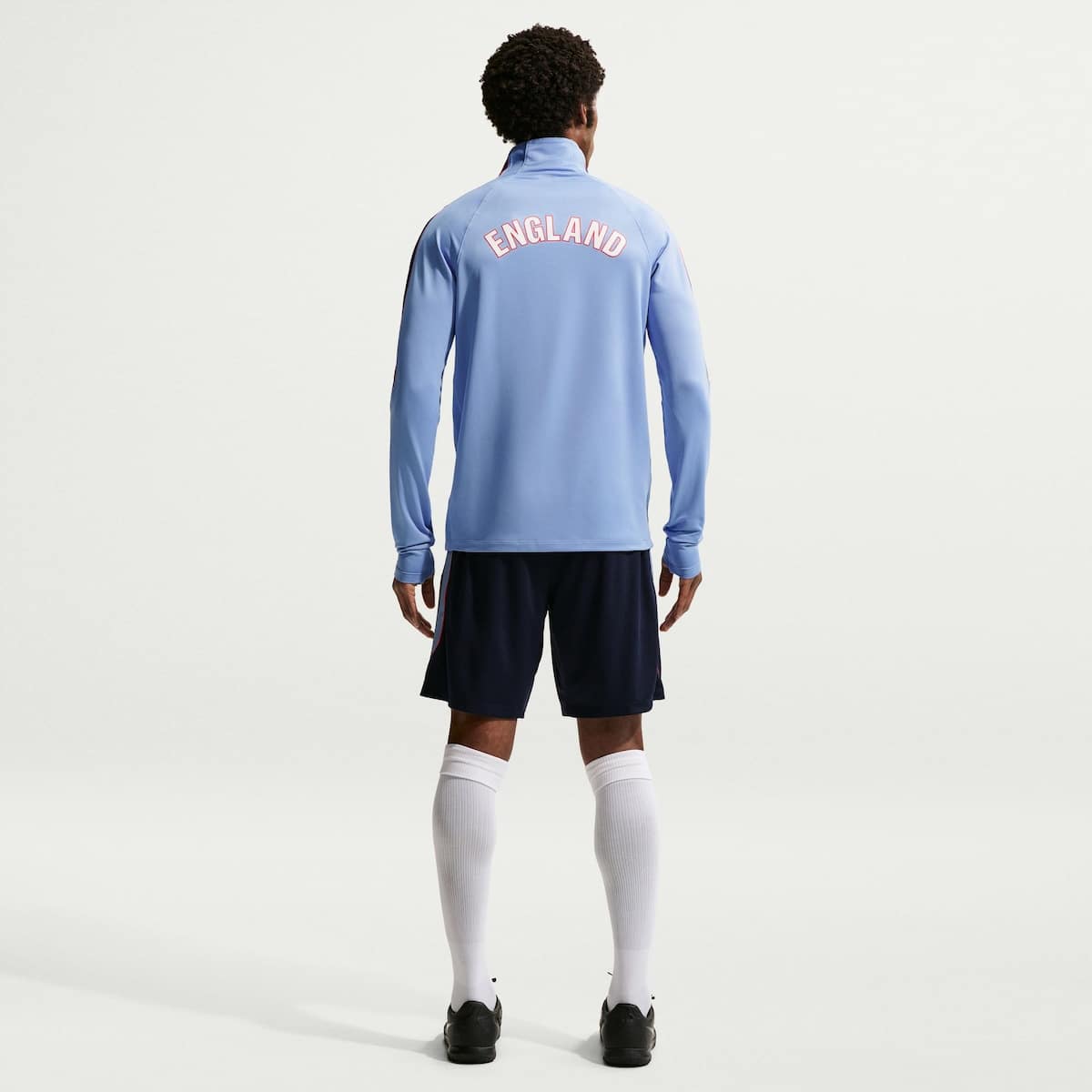 NIKE England National Team M 上単体 Men's Nike Blue England National Team 2026 Strike Dri-FIT Quarter