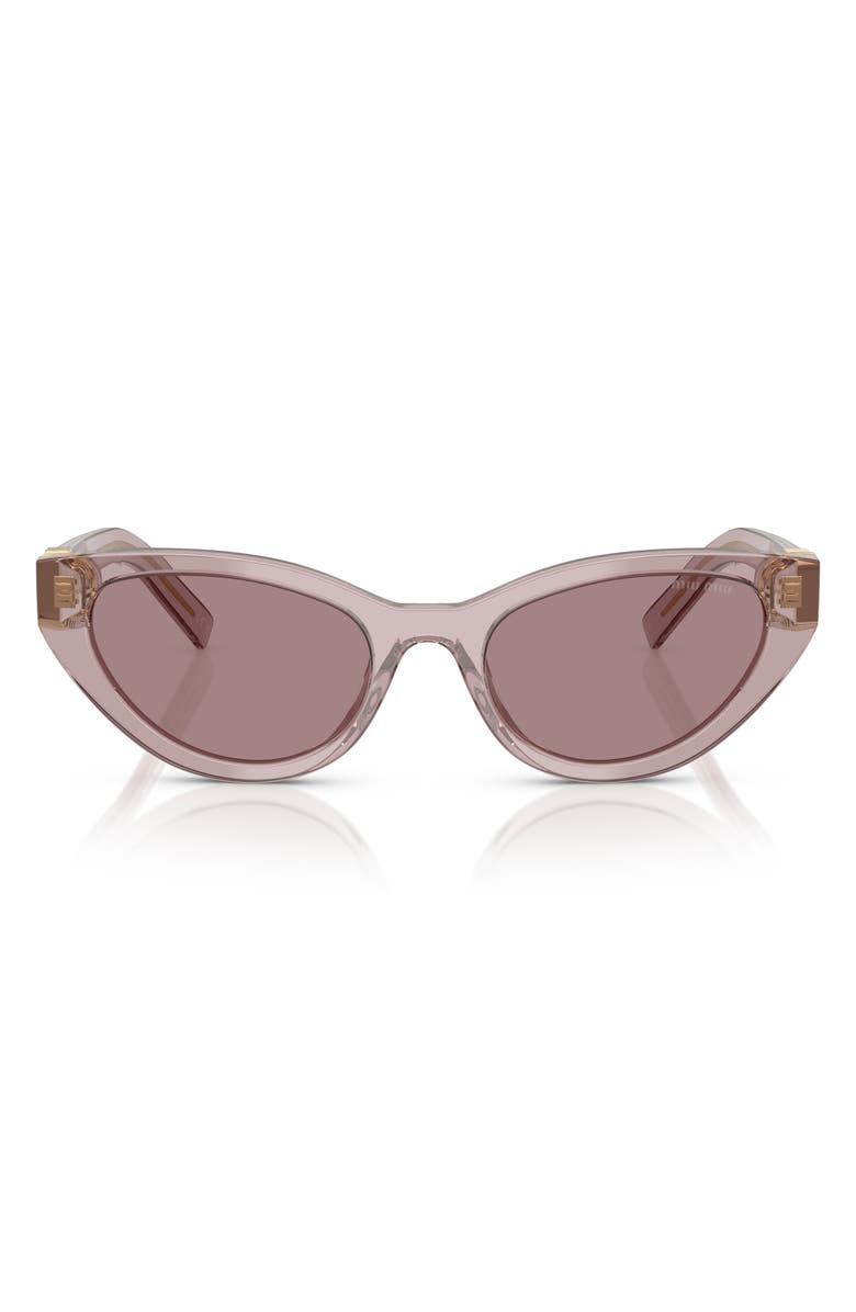 Miu Miu 54mm Butterfly Sunglasses, Main, color, Purple