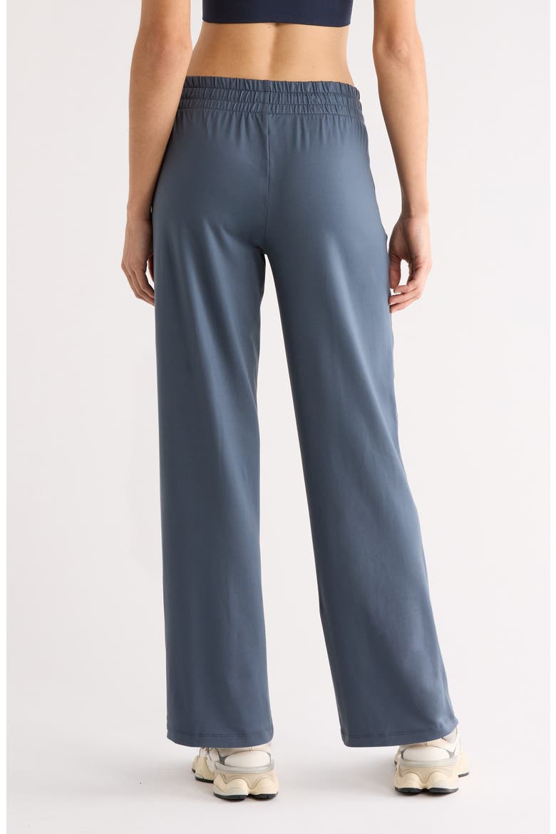 Move In Mid Rise Straight Leg Sweatpants, Alternate, color, NAVY ARMADA