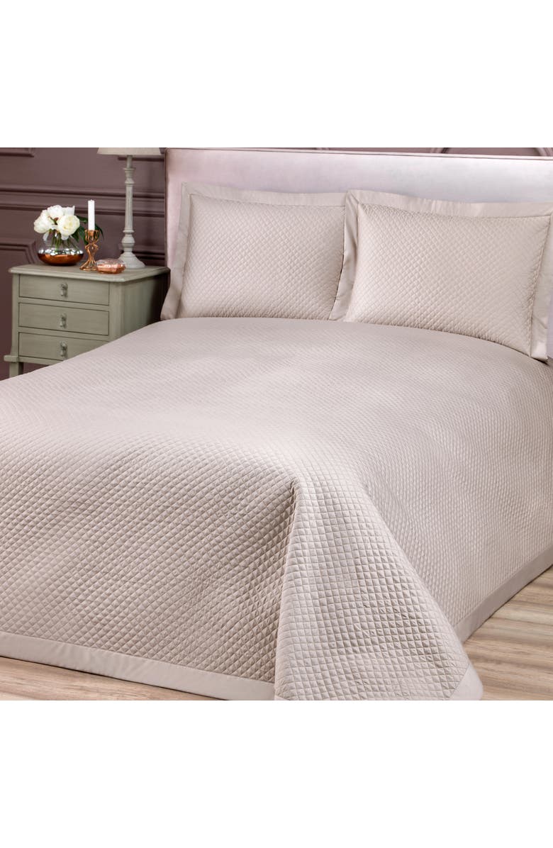 Togas Dorian Bedcover, Alternate, color, Grey