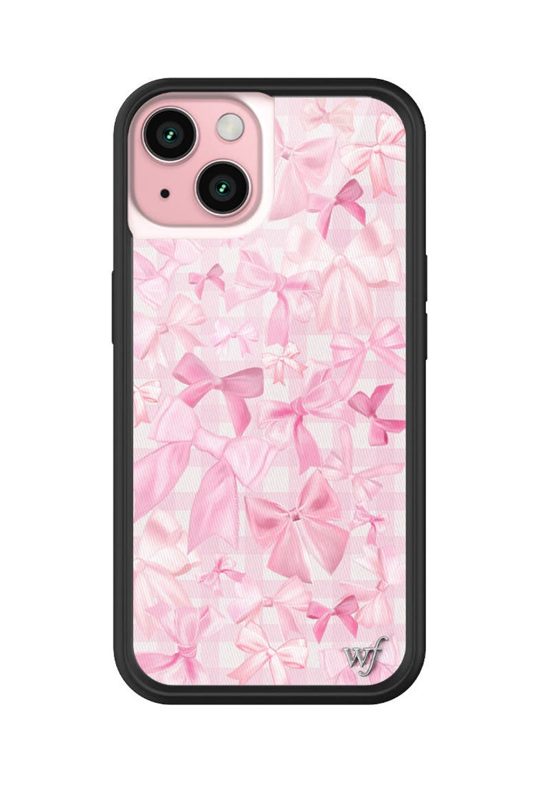 Bow Beau iPhone Case, Alternate, color, Pink