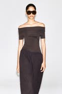 COS Folded Off-The-Shoulder Top