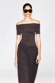 COS Folded Off-The-Shoulder Top