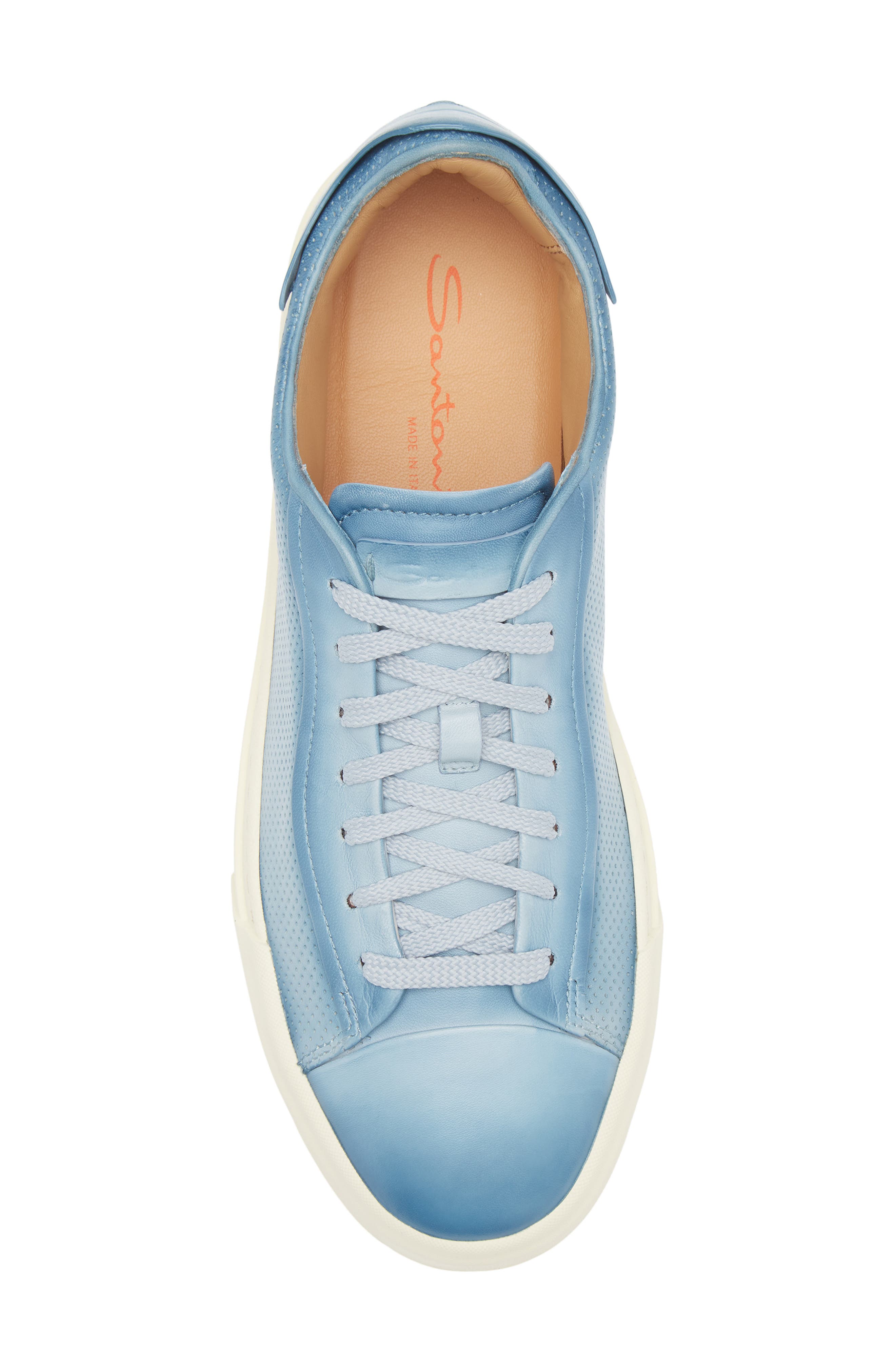 Santoni Laref Sneaker, Alternate, color, Green Blue