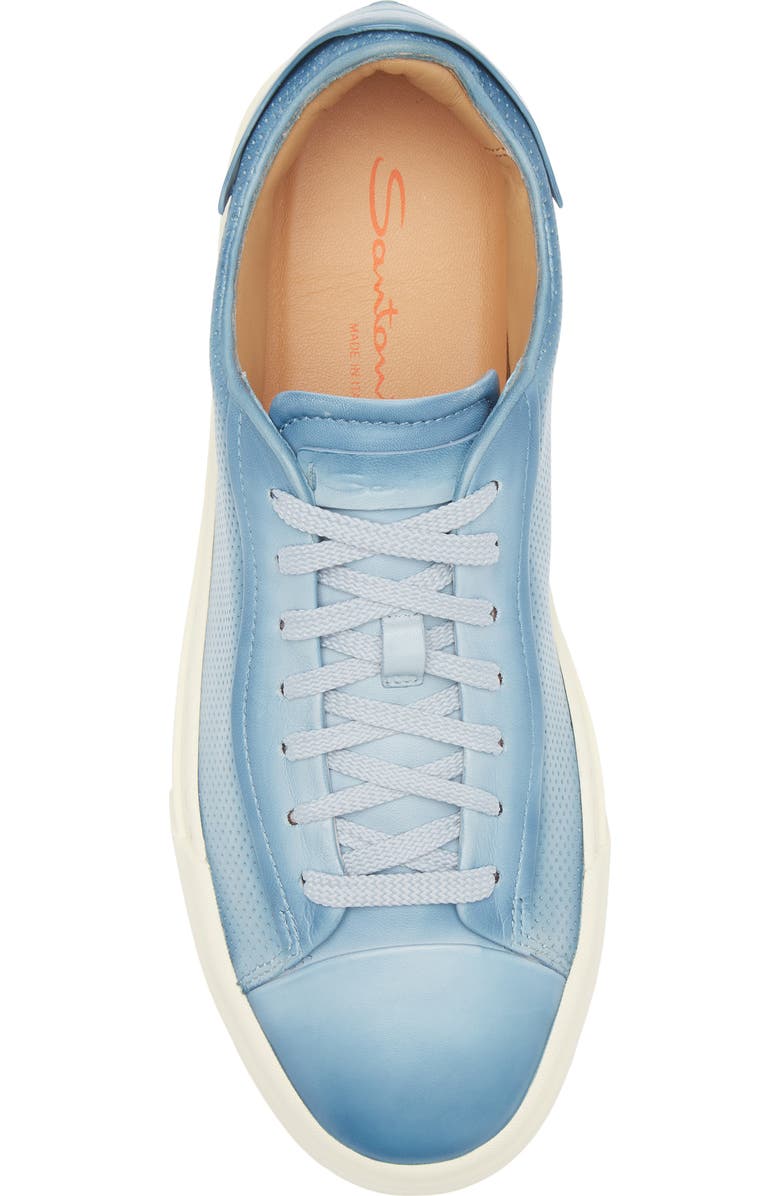 Santoni Laref Sneaker, Alternate, color, Green Blue
