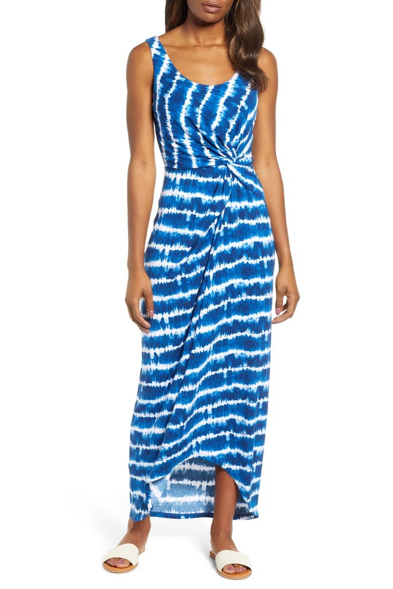Oliana Maxi Dress, Main, color, ISLAND NAVY